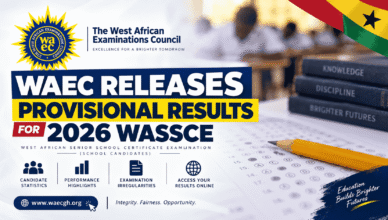 2026 WASSCE candidate and examination performance statistics